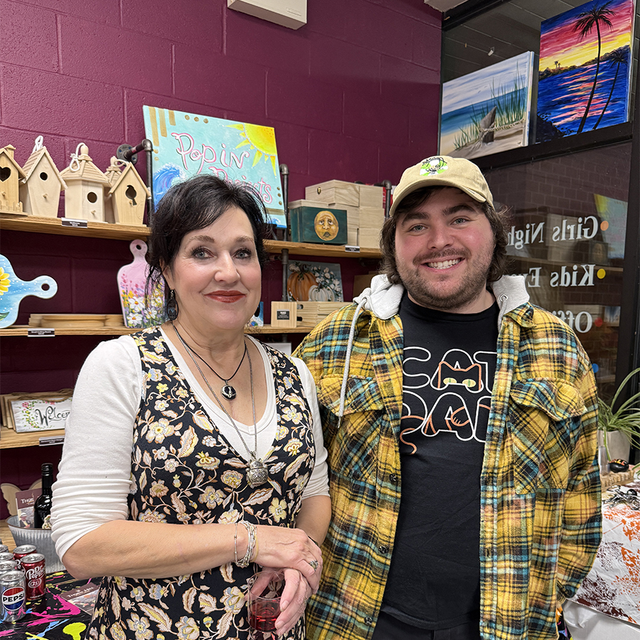 Margot and her son Jason